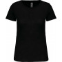 T-shirt bio col rond femme