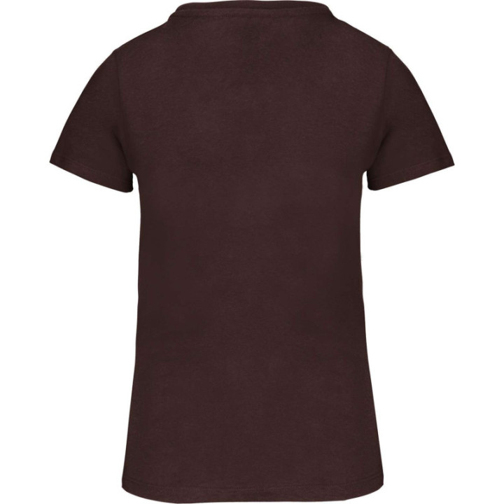 T-shirt bio col rond femme
