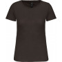 T-shirt bio col rond femme