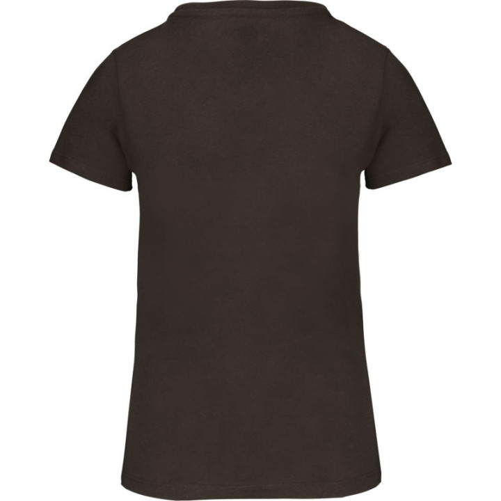 T-shirt bio col rond femme