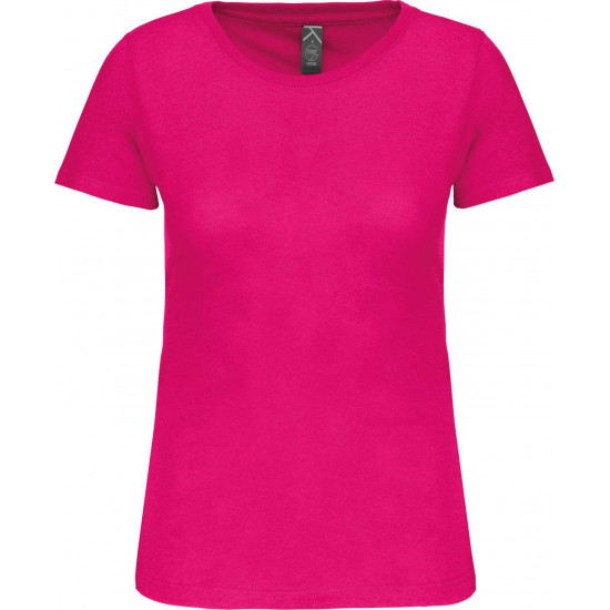 T-shirt bio col rond femme