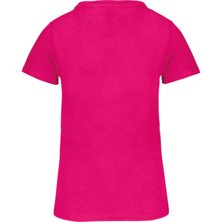 T-shirt bio col rond femme