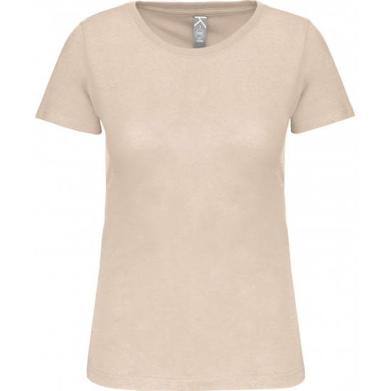 T-shirt bio col rond femme