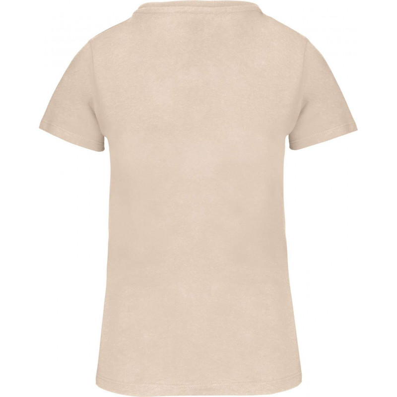 T-shirt bio col rond femme