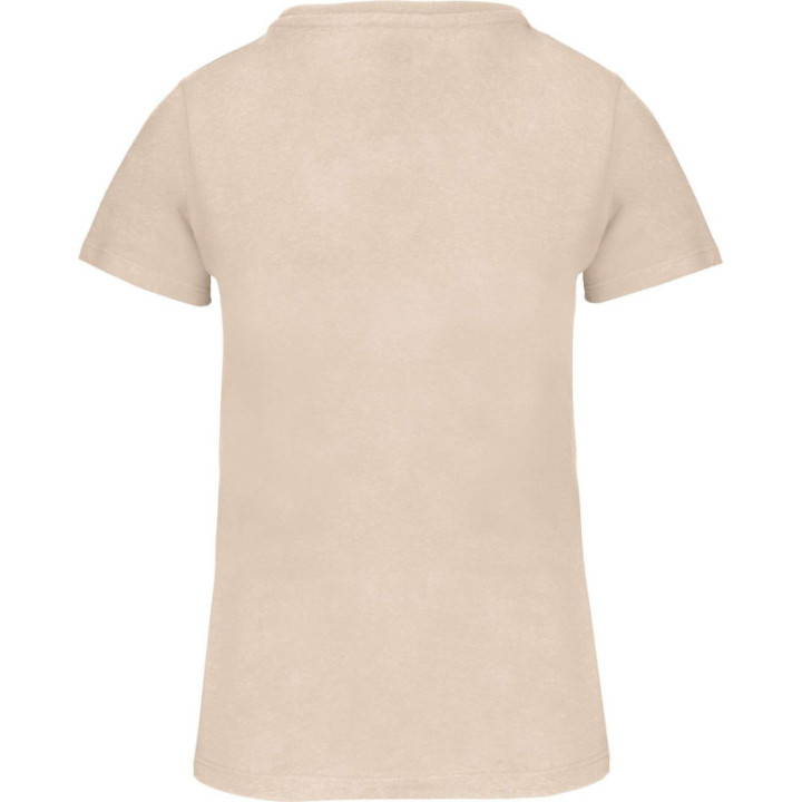 T-shirt bio col rond femme