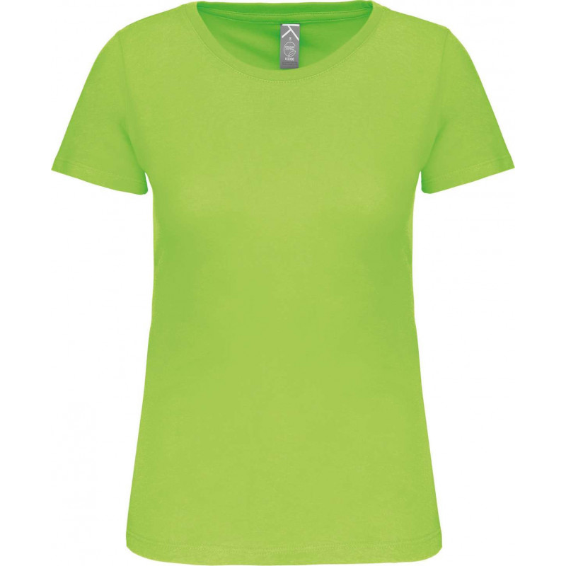 T-shirt bio col rond femme