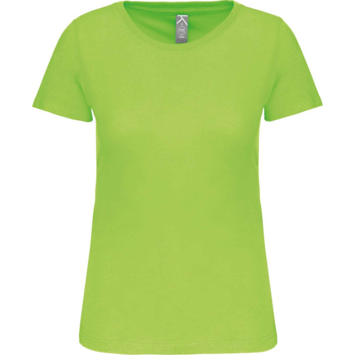 T-shirt bio col rond femme