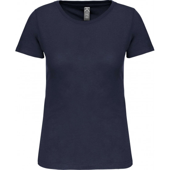 T-shirt bio col rond femme