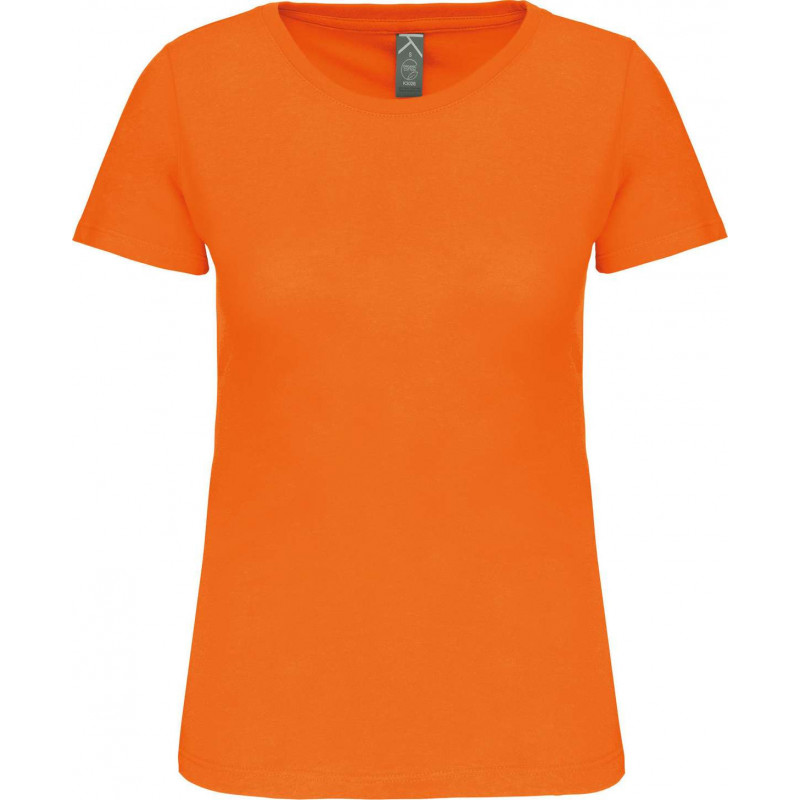 T-shirt bio col rond femme