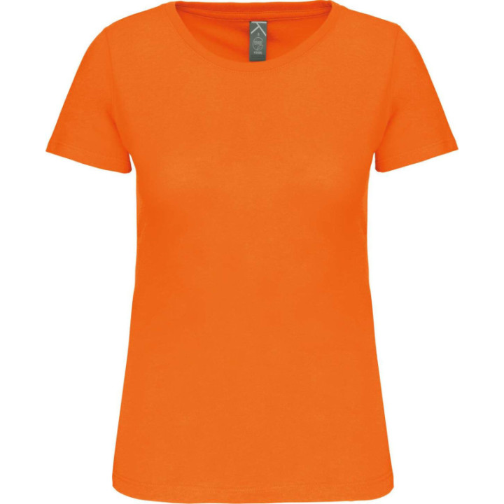 T-shirt bio col rond femme