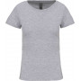 T-shirt bio col rond femme