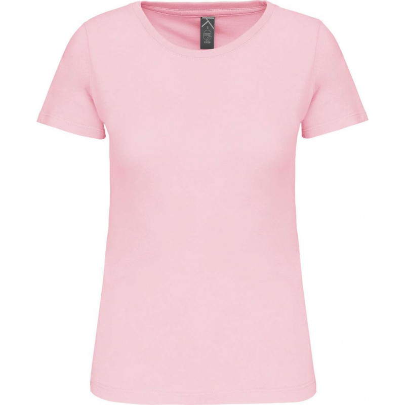 T-shirt bio col rond femme