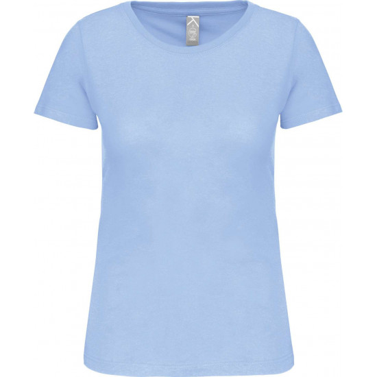 T-shirt bio col rond femme