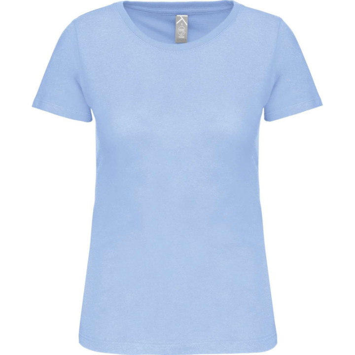 T-shirt bio col rond femme