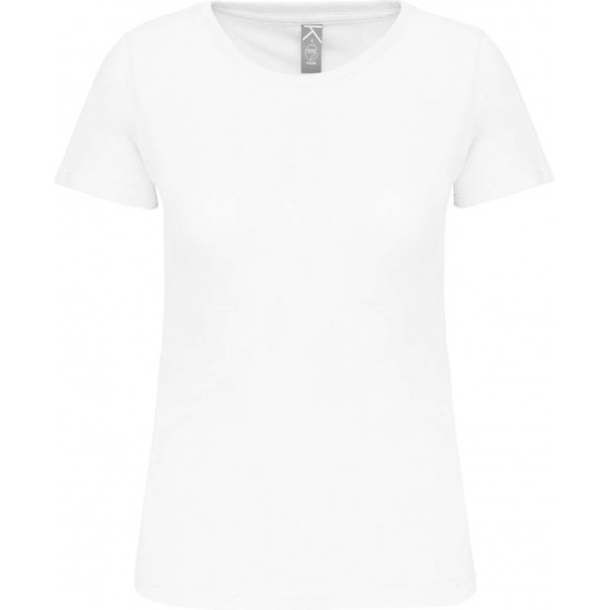 T-shirt bio col rond femme