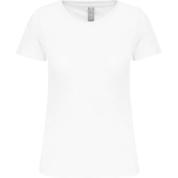 T-shirt bio col rond femme