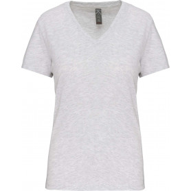 T-shirt bio col v femme (2)