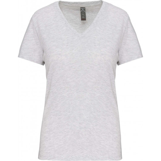 T-shirt bio col v femme