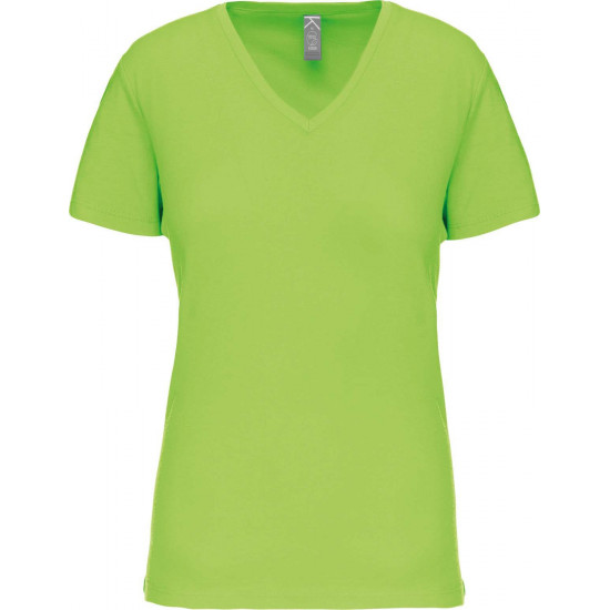 T-shirt bio col v femme