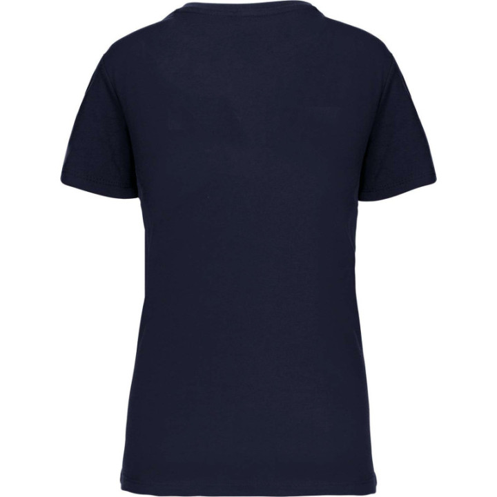 T-shirt bio col v femme