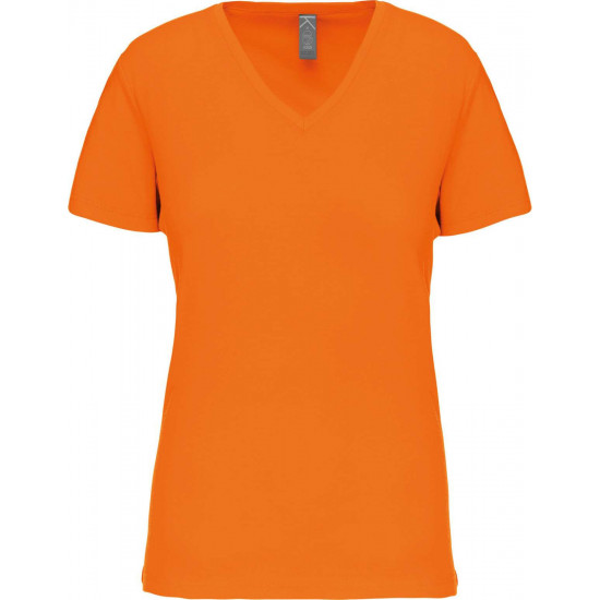 T-shirt bio col v femme