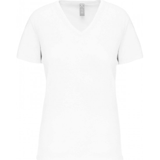 T-shirt bio col v femme