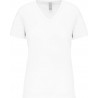 T-shirt bio col v femme