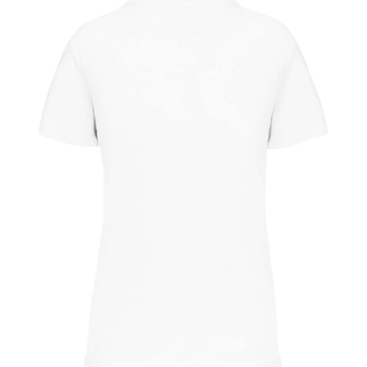 T-shirt bio col v femme