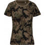 T-shirt camouflage manches courtes femme