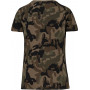 T-shirt camouflage manches courtes femme