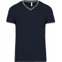 T-shirt maille piquée col V homme