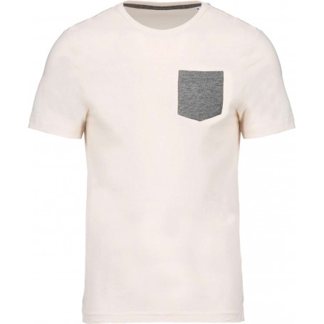 T-shirt coton bio avec poche