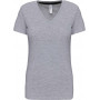 T-shirt femme manches courtes encolure v kariban