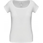 T-shirt col bateau manches courtes femme