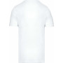 T-shirt en coton bio col à bords francs manches courtes homme