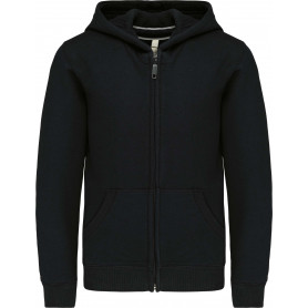 Sweat-shirt capuche zippé enfant Kariban