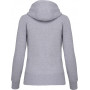 Sweat-shirt zippé capuche femme