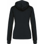 Sweat-shirt zippé capuche femme