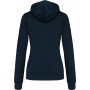 Sweat-shirt zippé capuche femme