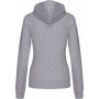 Sweat-shirt zippé capuche femme