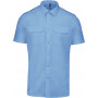 Chemise pilote manches courtes homme