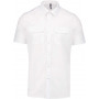 Chemise pilote manches courtes homme