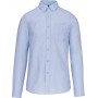 Chemise oxford lavée manches longues homme