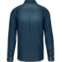 Chemise denim manches longues homme