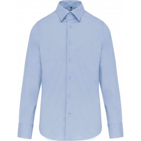 Chemise ajustée homme manches longues sans repassage kariban