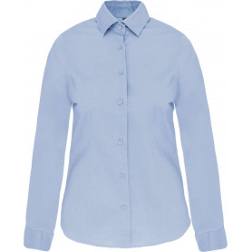 Chemise femme manches longues coton / élasthanne kariban