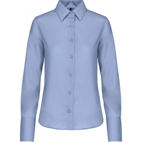 Chemise femme manches longues sans repassage kariban