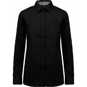 Chemise coton Nevada manches longues femme