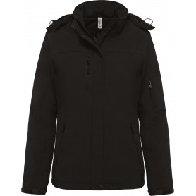 Parka softshell doublée capuche femme KARIBAN