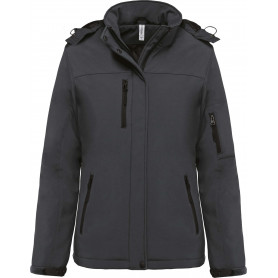 Parka softshell doublée capuche femme KARIBAN